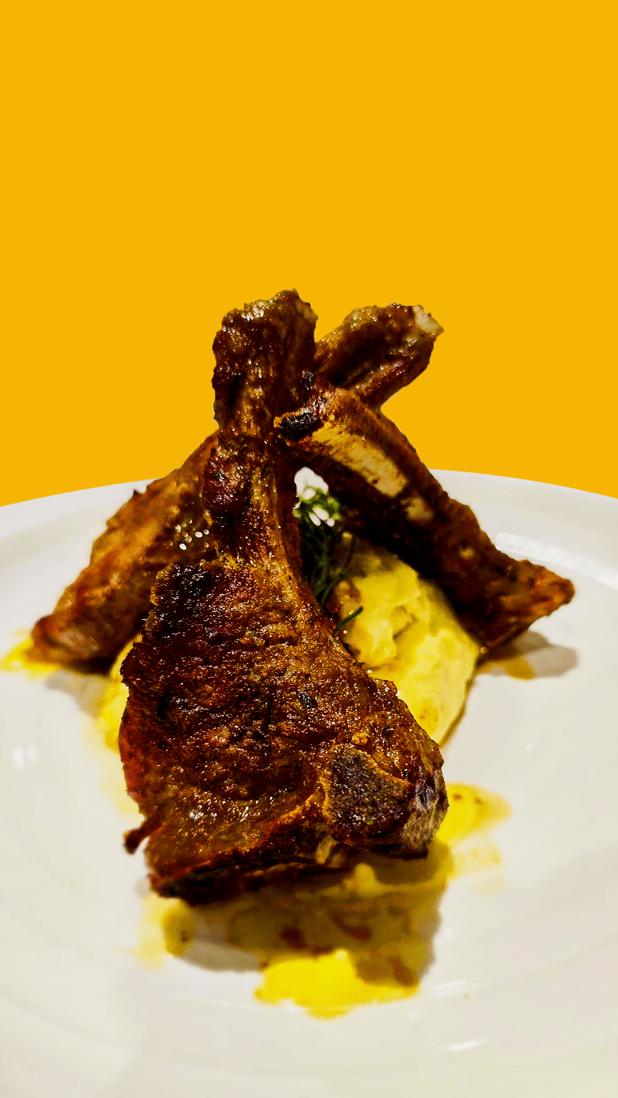 Lamb Chops and Mashed Potatoes